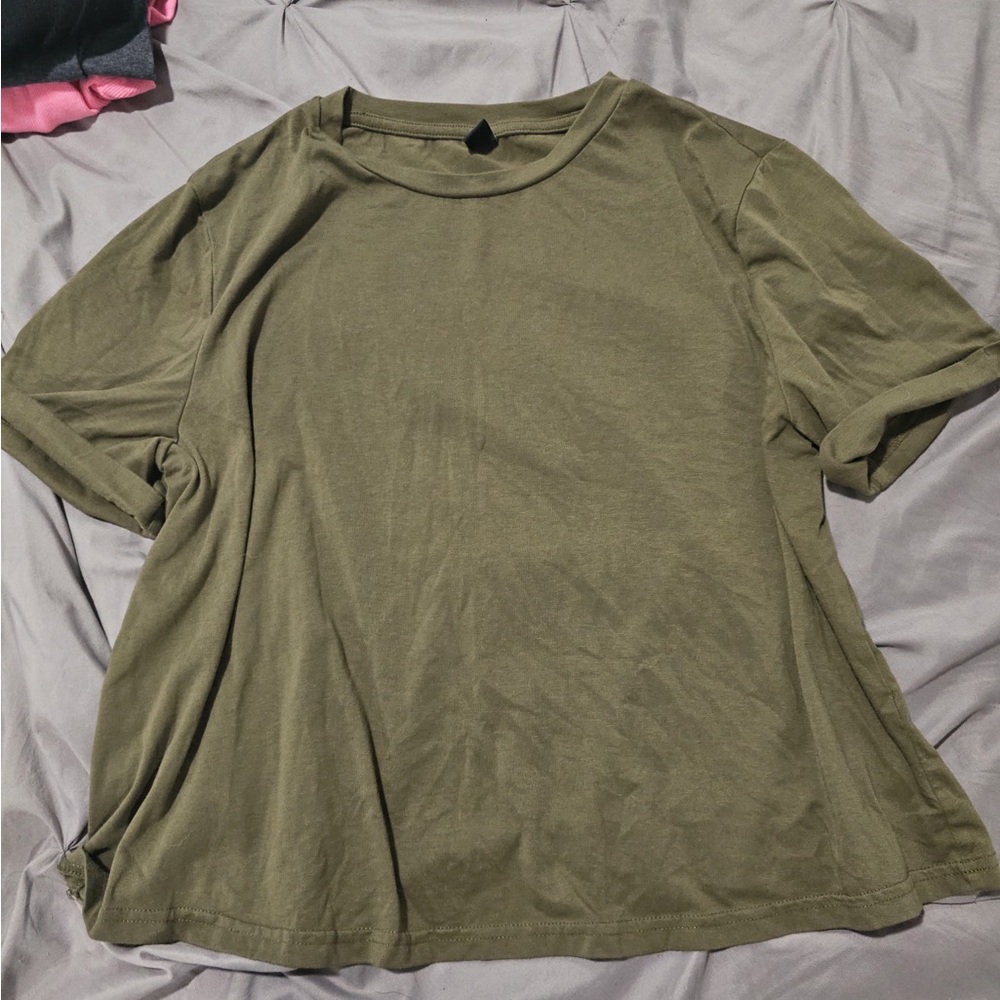 SHEIN Olive Green Top